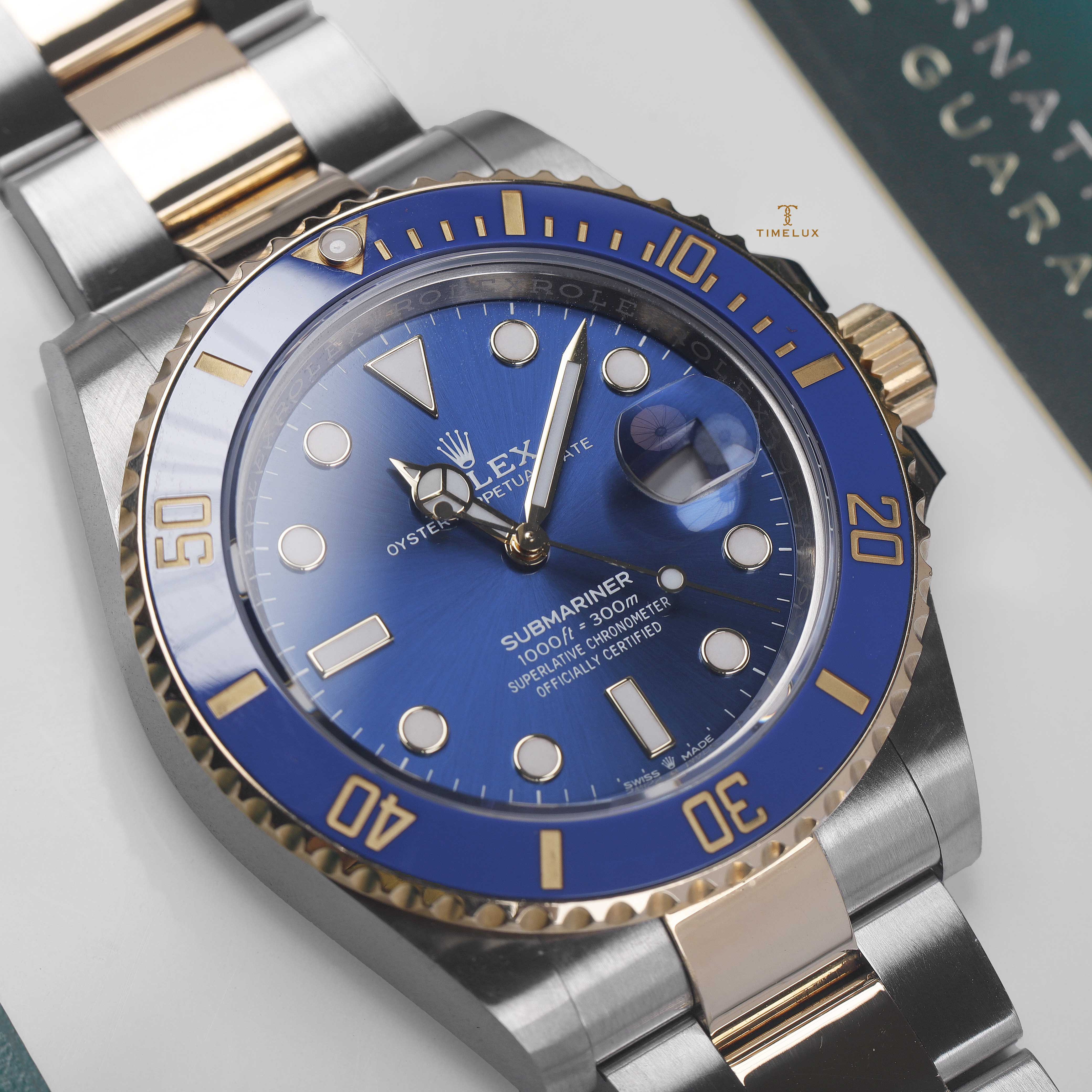 USED Đồng Hồ Nam Rolex Submariner Date 41mm Bluesy 126613LB Prototype Dial