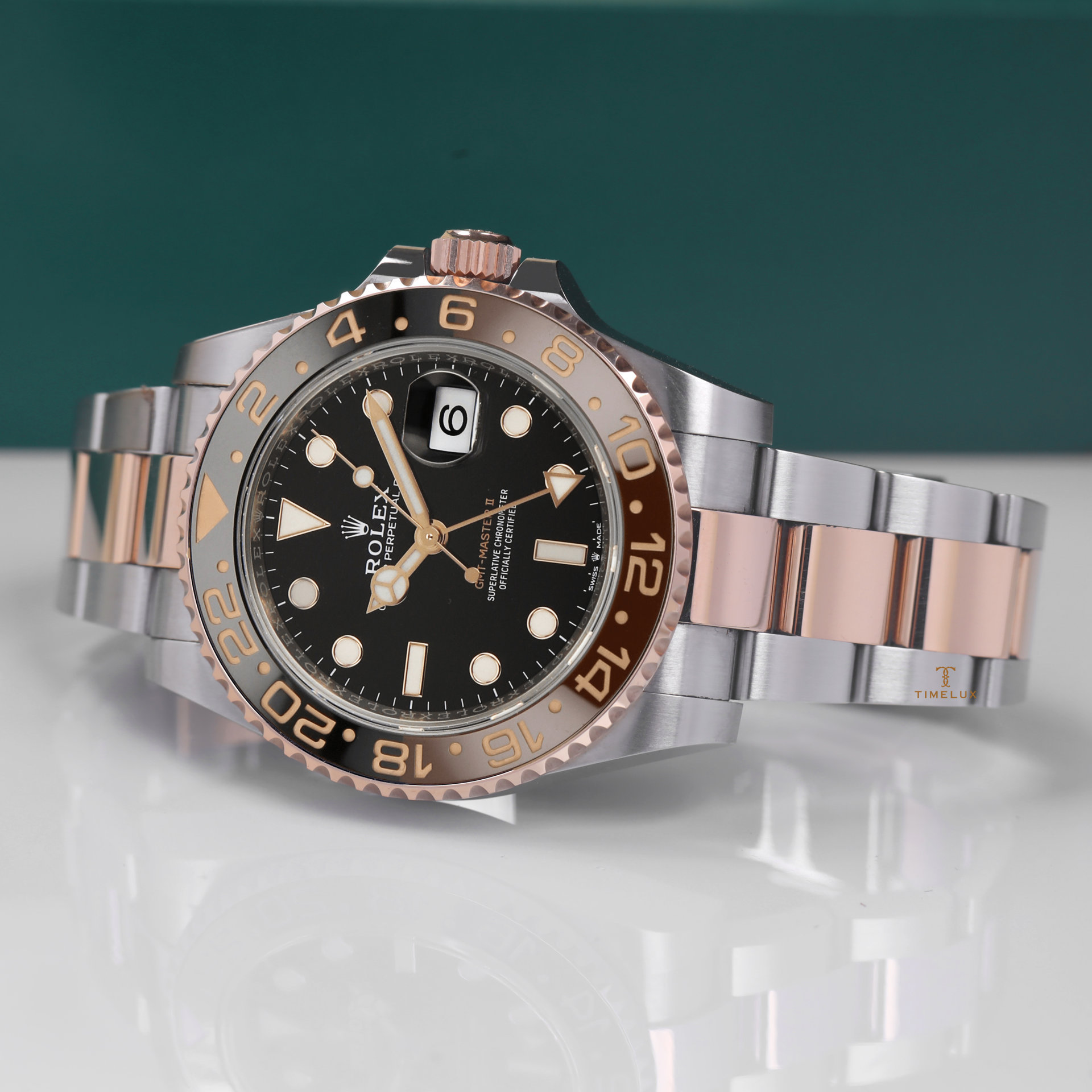[USED] Đồng Hồ Nam Rolex GMTMASTER II 40mm Rootbeer 126711 CHNR Cover