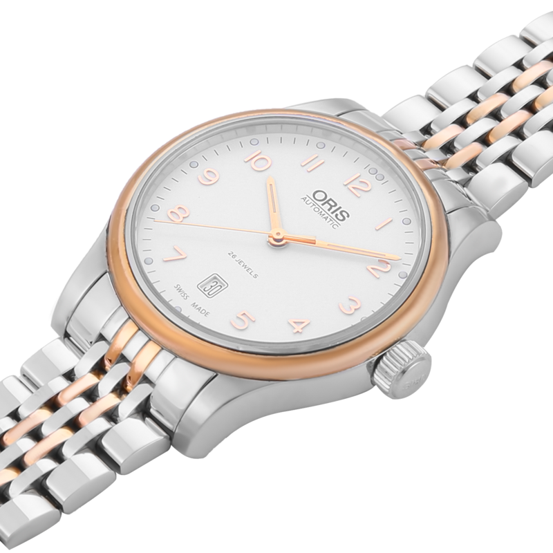 Đồng hồ nam Oris Classic Date 01-733-7594-4391 cạnh bên Đồng hồ nam Oris Classic Date 01-733-7594-4391 cạnh bên