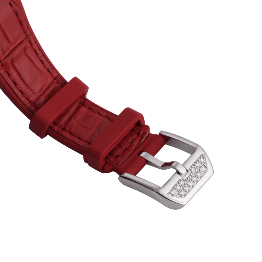 Đồng hồ Franck Muller Vanguard Lady V32 Red Custom Diamond dây Đồng hồ Franck Muller Vanguard Lady V32 Red Custom Diamond dây