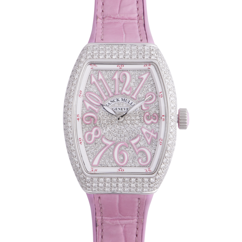 Đông hồ Franck Muller Vanguard V32 Lady Pink Custom Diamond Đông hồ Franck Muller Vanguard V32 Lady Pink Custom Diamond