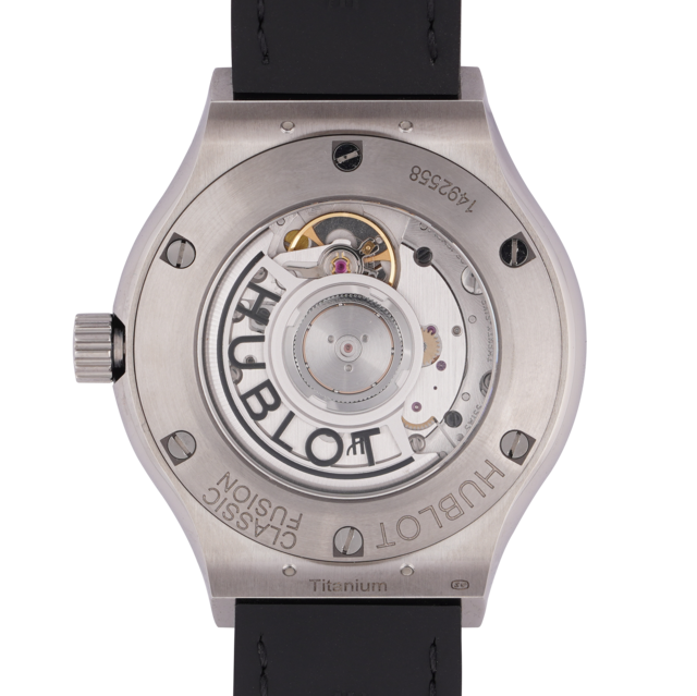 Đồng hồ Nam Hublot Classic Fusion Automatic Mat Black Dial Men's Watch 565.NX.1171 mặt đáy Đồng hồ Nam Hublot Classic Fusion Automatic Mat Black Dial Men's Watch 565.NX.1171 mặt đáy