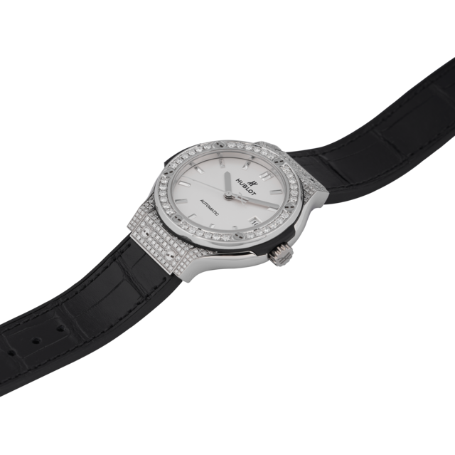 Đồng hồ Nam Hublot Classic Fusion Titanium Opalin 38mm 565.NX.2610 nghiêng Đồng hồ Nam Hublot Classic Fusion Titanium Opalin 38mm 565.NX.2610 nghiêng