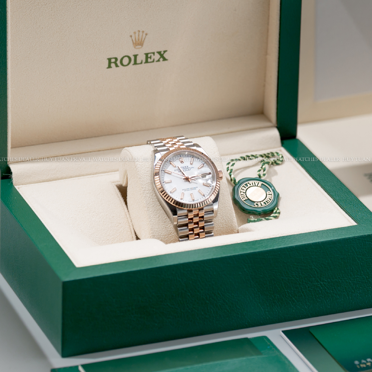 Đồng-Hồ-Nam-Rolex-36mm-White-Index-126231-box