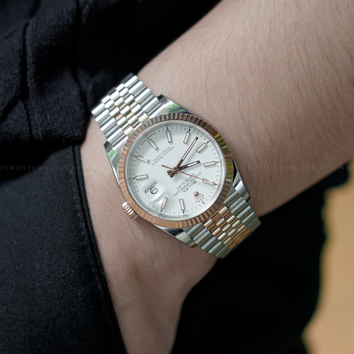 Đồng-Hồ-Nam-Rolex-36mm-White-Index-126231-hand