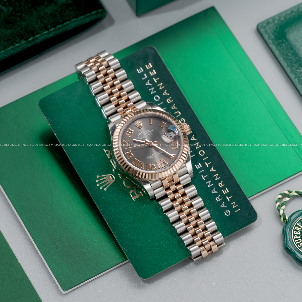 Đồng-Hồ -Nữ-Rolex-Rhodium-Diamond-Roman-278271-side1