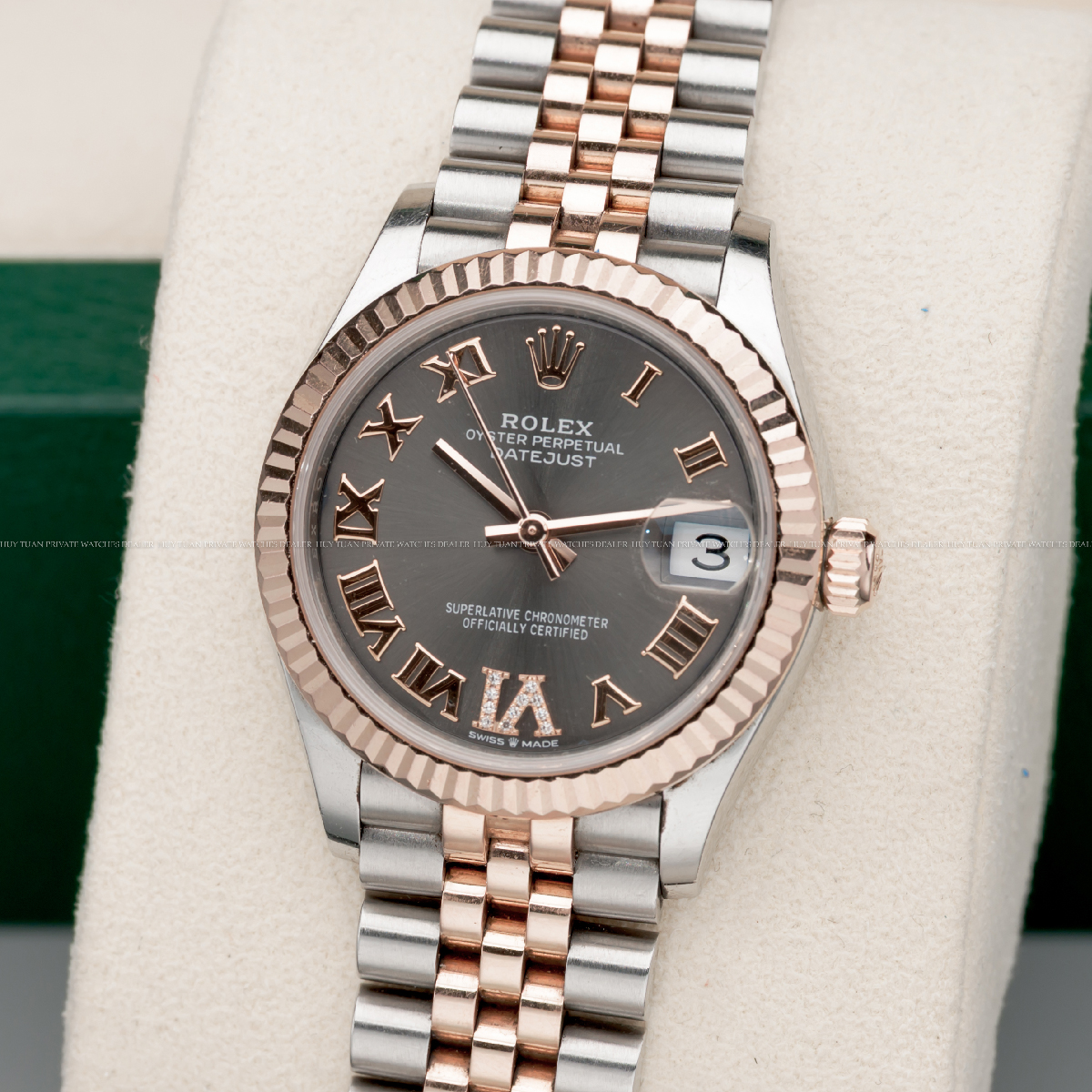 Đồng-Hồ -Nữ-Rolex-Rhodium-Diamond-Roman-278271-side3 Đồng-Hồ -Nữ-Rolex-Rhodium-Diamond-Roman-278271-side3